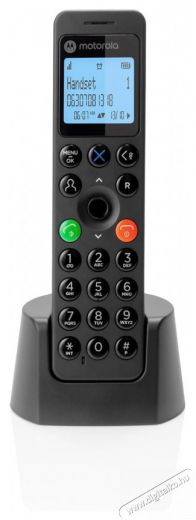 Motorola DOT201 fekete dect telefon Mobil / Kommunikáció / Smart - DECT / cordless telefon - 506173
