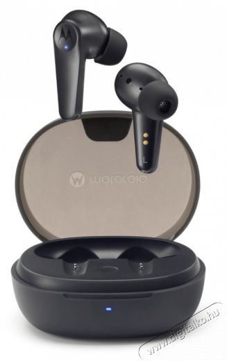 Motorola Moto Buds 600 Bluetooth True Wireless fekete fülhallgató Audio-Video / Hifi / Multimédia - Fül és Fejhallgatók - Fülhallgató - 514433