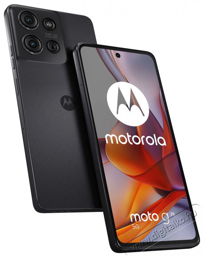 Motorola Moto G75 5G 8 GB/256 GB Charcoal Grey Mobil / Kommunik&aacute;ci&oacute; / Smart - Okostelefon - Android - 527526