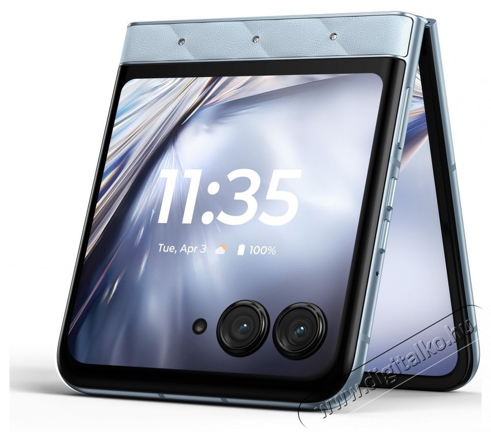 Motorola Razr 60 Swarovski mobiltelefon, Dual SIM, 256GB, 8GB RAM, Ice Melt + moto buds loop f&uuml;lhallgat&oacute; Mobil / Kommunik&aacute;ci&oacute; / Smart - Okostelefon - Android - 534412