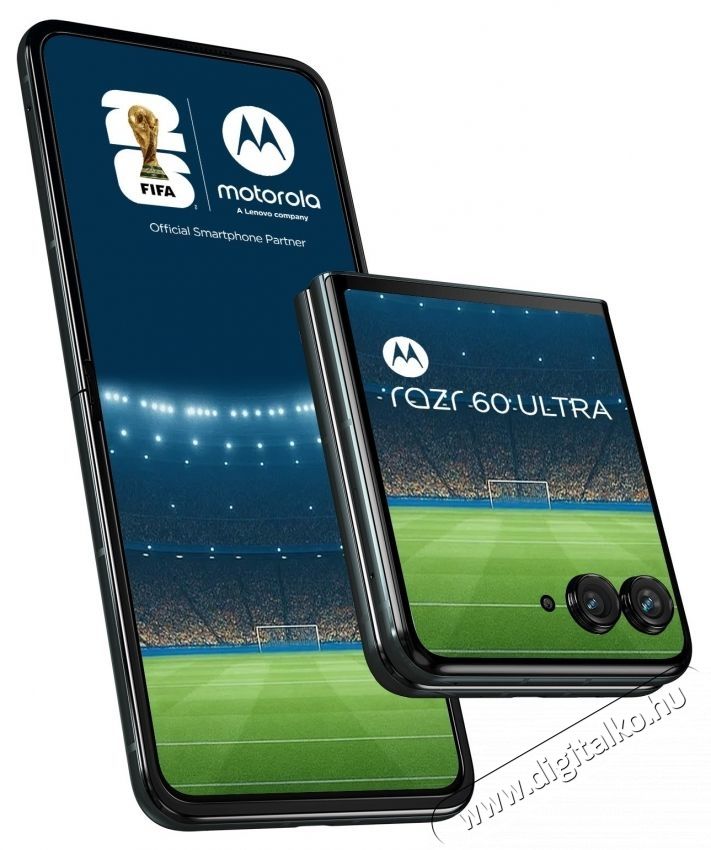 Motorola razr 60 ultra mobiltelefon, Dual SIM, 512 GB, 16 GB RAM, 5G, Pantone Scarab Mobil / Kommunik&aacute;ci&oacute; / Smart - Okostelefon - Android - 534416