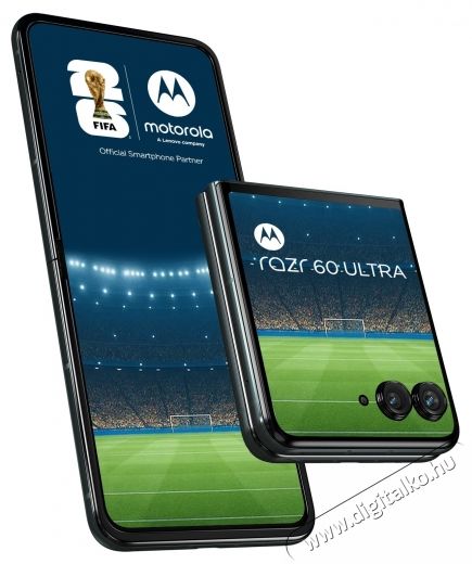 Motorola razr 60 ultra mobiltelefon, Dual SIM, 512 GB, 16 GB RAM, 5G, Pantone Scarab Mobil / Kommunik&aacute;ci&oacute; / Smart - Okostelefon - Android - 534416