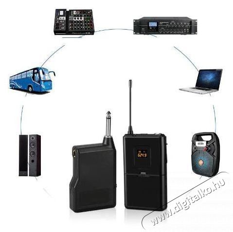 MOZOS MIC-UHF-SET Fot&oacute;-Vide&oacute; kieg&eacute;sz&iacute;tők - Mikrofon - &Eacute;nek &eacute;s hangszer mikrofon - 525356