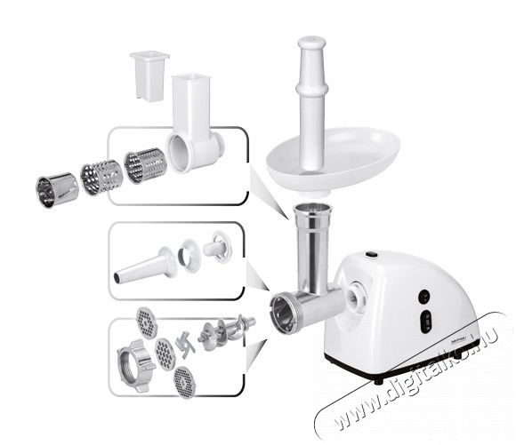 MPM MMM-06 3in1 Húsdaráló 720W Konyhai termékek - Konyhai kisgép (előkészítés / feldolgozás) - Húsdaráló - 344847