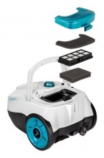 MPM MOD-27 Porszívó mikrofilteres porzsákkal 700W HEPA13 Háztartás / Otthon / Kültér - Porszívó / takarítógép - Porzsákos porszívó - 346196
