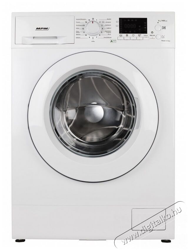 MPM MPM-4614-PI-35 elöltöltős mosógép Háztartás / Otthon / Kültér - Mosógép / szárítógép - Elöltöltős keskeny (45cm-ig) mosógép - 341539