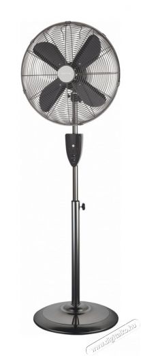 MPM MWP-13M Álló ventilátor inox-fekete, 40cm O 50W Újdonságok - Új termékek - 339772
