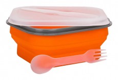MPM SLS-2/5 Ételtartó narancs  600ml+evőeszköz Újdonságok - Új termékek - 339806
