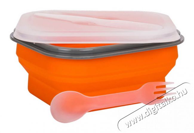 MPM SLS-2/5 Ételtartó narancs  600ml+evőeszköz Újdonságok - Új termékek - 339806