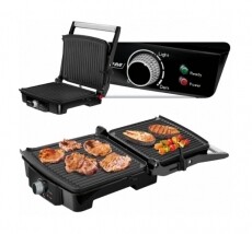 MPM MGR-09M kontakt grill Konyhai termékek - Konyhai kisgép (sütés / főzés / hűtés / ételkészítés) - Kontakt grill sütő / sütőlap - 348825