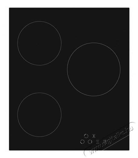 MPM MPM-45-VCB-21 beépíthető kerámia főzőlap Konyhai termékek - Sütő-főzőlap, tűzhely (beépíthető) - Elektromos főzőlap (beépíthető) - 349013