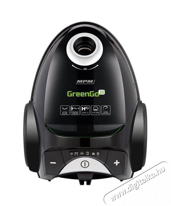 MPM MOD-28 GreenGo 3.0 porzsákos porszívó Háztartás / Otthon / Kültér - Porszívó / takarítógép - Porzsákos porszívó - 346197