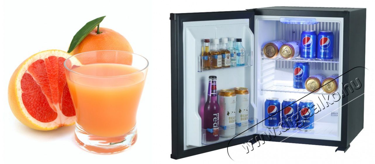 MPM MPM-40-MBS-04 minibár hűtő 38L Konyhai termékek - Hűtő, fagyasztó (szabadonálló) - Mini hűtő / minibár - 361267