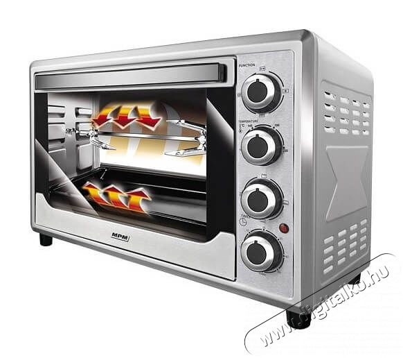MPM MPE-08/T elektromos minisütő Konyhai termékek - Sütő-főzőlap, tűzhely (szabadonálló) - Mini sütő / mini grill / mini konyha - 339797