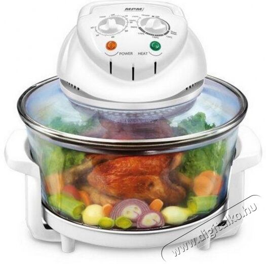 MPM MKO-02 1400W halogén sütő Konyhai termékek - Konyhai kisgép (sütés / főzés / hűtés / ételkészítés) - Légkeveréses főzőgép / elektromos kukta / multifunkciós sütő - 351582
