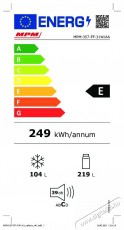MPM MPM-357-FF-31W/A Alulfagyasztós hűtőszekrény Konyhai termékek - Hűtő, fagyasztó (szabadonálló) - Alulfagyasztós kombinált hűtő - 372586