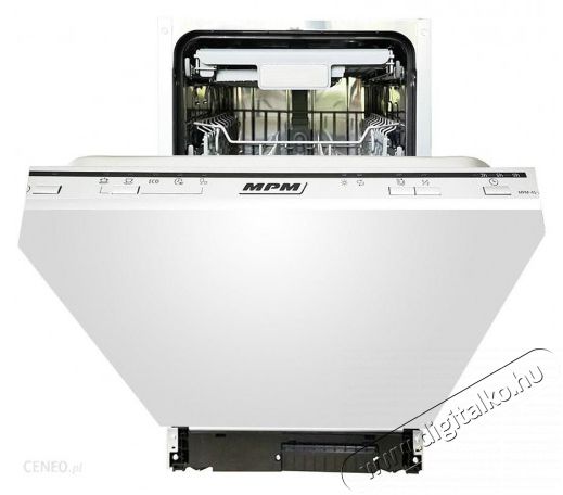 MPM MPM-45-ZMI-02 mosogatógép Konyhai termékek - Mosogatógép - Keskeny (45cm-ig) beépíthető mosogatógép - 372623