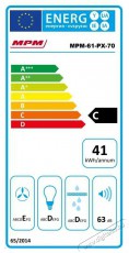 MPM MPM-61-PX-70 P&aacute;raelsz&iacute;v&oacute; feh&eacute;r 60cm Konyhai term&eacute;kek - P&aacute;raelsz&iacute;v&oacute; - Be&eacute;p&iacute;thető / kih&uacute;zhat&oacute; - 403495