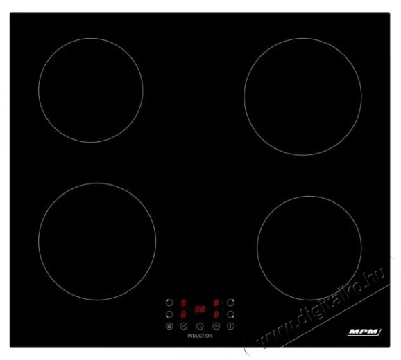 MPM MPM-60-IM-13 Indukciós főzőlap beépíthető Konyhai termékek - Sütő-főzőlap, tűzhely (beépíthető) - Indukciós főzőlap (beépíthető) - 408534