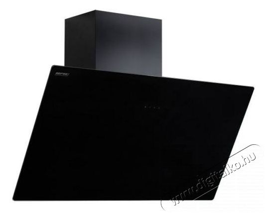 MPM MPM-90-OVS-24 Páraelszívó 90 cm fekete, LED világítással Konyhai termékek - Páraelszívó - Kürtős - 476148