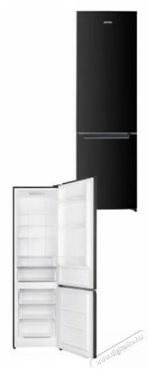 MPM MPM-348-FF-40 Hűtőszekrény fekete 326 l Full NO Frost Konyhai termékek - Hűtő, fagyasztó (szabadonálló) - Alulfagyasztós kombinált hűtő - 476125