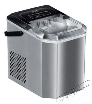 MPM MKD-04 Jégkocka-készítő nagy, ezüst/szürke inox 150W, 12 kg/nap Konyhai termékek - Konyhai kisgép (sütés / főzés / hűtés / ételkészítés) - Jégkocka készítő gép - 494951