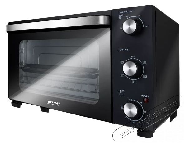 MPM MPE-14 ELEKTROMOS SÜTŐ 22 L Konyhai termékek - Sütő-főzőlap, tűzhely (szabadonálló) - Mini sütő / mini grill / mini konyha - 502963
