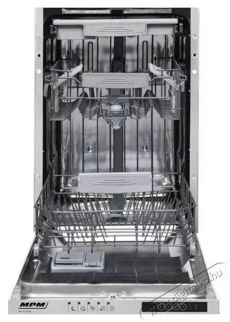MPM 45-ZMI-05 10 ter&iacute;t&eacute;k, 76 kWh/&eacute;v, (E) F&eacute;m be&eacute;p&iacute;thető mosogat&oacute;g&eacute;p (MPM-45-ZMI-05) Konyhai term&eacute;kek - Mosogat&oacute;g&eacute;p - Keskeny (45cm-ig) be&eacute;p&iacute;thető mosogat&oacute;g&eacute;p - 531132