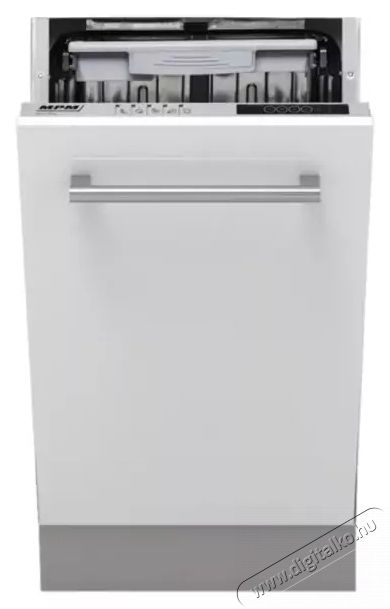 MPM 45-ZMI-05 10 ter&iacute;t&eacute;k, 76 kWh/&eacute;v, (E) F&eacute;m be&eacute;p&iacute;thető mosogat&oacute;g&eacute;p (MPM-45-ZMI-05) Konyhai term&eacute;kek - Mosogat&oacute;g&eacute;p - Keskeny (45cm-ig) be&eacute;p&iacute;thető mosogat&oacute;g&eacute;p - 531132