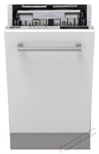 MPM 45-ZMI-05 10 ter&iacute;t&eacute;k, 76 kWh/&eacute;v, (E) F&eacute;m be&eacute;p&iacute;thető mosogat&oacute;g&eacute;p (MPM-45-ZMI-05) Konyhai term&eacute;kek - Mosogat&oacute;g&eacute;p - Keskeny (45cm-ig) be&eacute;p&iacute;thető mosogat&oacute;g&eacute;p - 531132