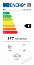 MPM MPM-108-KB-45 Hűtőszekr&eacute;ny, hűtőg&eacute;p Konyhai term&eacute;kek - Hűtő, fagyaszt&oacute; (szabadon&aacute;ll&oacute;) - Alulfagyaszt&oacute;s kombin&aacute;lt hűtő - 531011