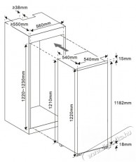 MPM MPM-185-CJI-18 Hűtőszekr&eacute;ny, hűtőg&eacute;p Konyhai term&eacute;kek - Hűtő, fagyaszt&oacute; (be&eacute;p&iacute;thető) - Egyajt&oacute;s hűtő - 531016