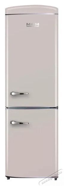 MPM MPM-375-FR-54 Kombin&aacute;lt Hűtőszekr&eacute;ny - RETRO, 375 L, FULL NO FROST, B&eacute;zs Konyhai term&eacute;kek - Hűtő, fagyaszt&oacute; (szabadon&aacute;ll&oacute;) - Alulfagyaszt&oacute;s kombin&aacute;lt hűtő - 531040