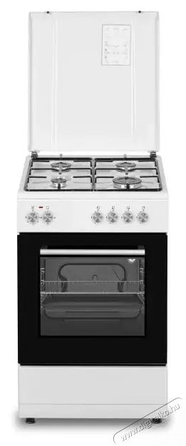 MPM MPM-53-KGE-35 Szabadon&aacute;ll&oacute; g&aacute;ztűzhely elektromos s&uuml;tővel Konyhai term&eacute;kek - S&uuml;tő-főzőlap, tűzhely (szabadon&aacute;ll&oacute;) - G&aacute;ztűzhely (szabadon&aacute;ll&oacute;) - 531013