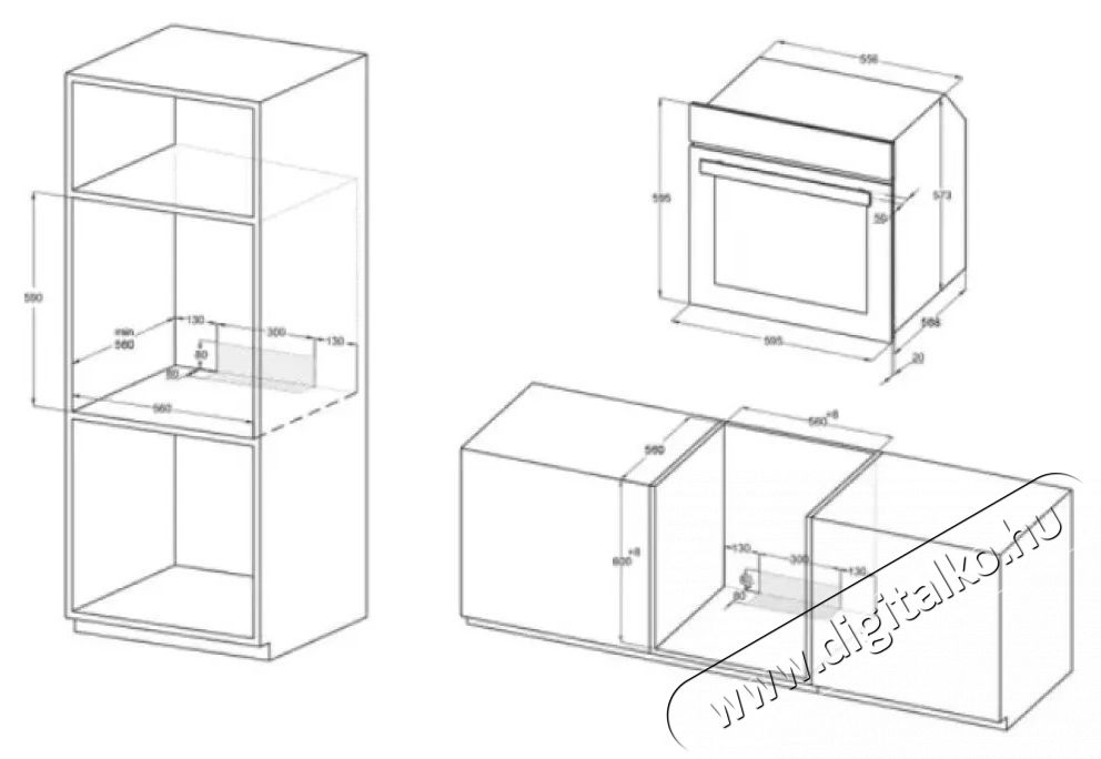 MPM MPM-63-BO-25 Be&eacute;p&iacute;thető Elektromos S&uuml;tő - Smartclean, Easy Extract, A+ Konyhai term&eacute;kek - S&uuml;tő-főzőlap, tűzhely (be&eacute;p&iacute;thető) - S&uuml;tő (be&eacute;p&iacute;thető) - 531015