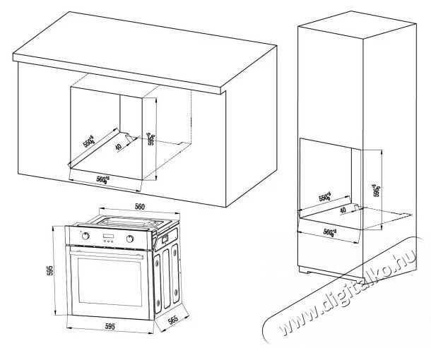 MPM MPM-63-BO-26 Be&eacute;p&iacute;thető elektromos s&uuml;tő Konyhai term&eacute;kek - S&uuml;tő-főzőlap, tűzhely (be&eacute;p&iacute;thető) - S&uuml;tő (be&eacute;p&iacute;thető) - 531023