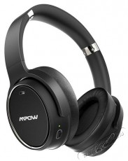MPOW H19 Hybrid Noise Cancelling Bluetooth zajszűrős fekete fejhallgató Audio-Video / Hifi / Multimédia - Fül és Fejhallgatók - Fejhallgató - 391861