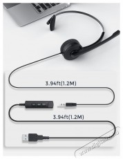MPOW 323 Single-Sided Business mono headset - fekete Audio-Video / Hifi / Multimédia - Fül és Fejhallgatók - Fejhallgató mikrofonnal / headset - 389778