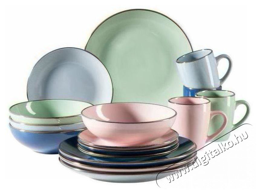 M&auml;ser METALLIC RIM ASSORT &Eacute;tk&eacute;szlet 16 db Konyhai term&eacute;kek - &Eacute;tk&eacute;szlet - T&aacute;ny&eacute;r k&eacute;szlet - 521546