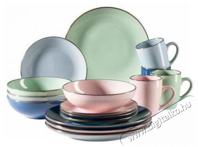 M&auml;ser METALLIC RIM ASSORT &Eacute;tk&eacute;szlet 16 db Konyhai term&eacute;kek - &Eacute;tk&eacute;szlet - T&aacute;ny&eacute;r k&eacute;szlet - 521546