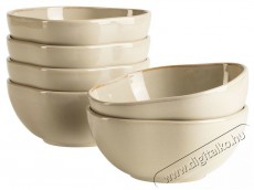 Mäser 16 cm, 6 darab, bézs, CORDELIA Konyhai termékek - Étkészlet - Tányér készlet - 527476