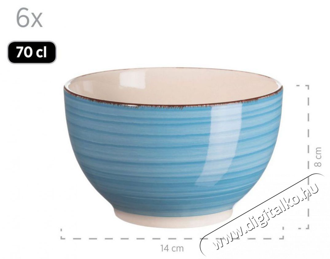 M&auml;ser DARKBLUE LUMACA reggeliző k&eacute;szlet 18 db Konyhai term&eacute;kek - &Eacute;tk&eacute;szlet - T&aacute;ny&eacute;r k&eacute;szlet - 527458