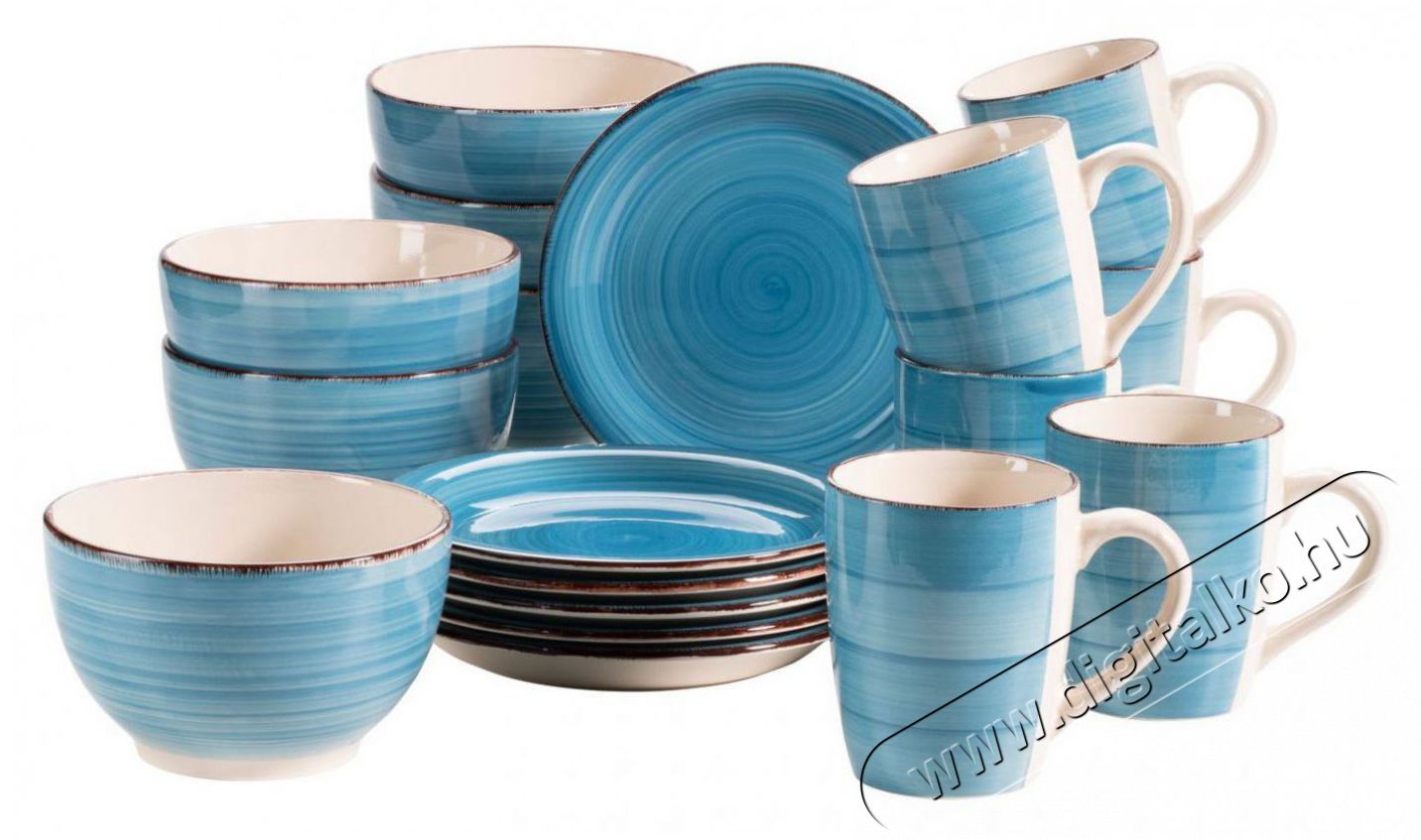 M&auml;ser DARKBLUE LUMACA reggeliző k&eacute;szlet 18 db Konyhai term&eacute;kek - &Eacute;tk&eacute;szlet - T&aacute;ny&eacute;r k&eacute;szlet - 527458
