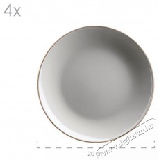 M&auml;ser GREY METALLIC RIM &Eacute;tk&eacute;szlet 16 db Konyhai term&eacute;kek - &Eacute;tk&eacute;szlet - T&aacute;ny&eacute;r k&eacute;szlet - 527462