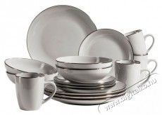 M&auml;ser GREY METALLIC RIM &Eacute;tk&eacute;szlet 16 db Konyhai term&eacute;kek - &Eacute;tk&eacute;szlet - T&aacute;ny&eacute;r k&eacute;szlet - 527462
