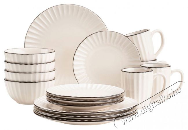 M&auml;ser WHITE OSITA &Eacute;tk&eacute;szlet 16 db Konyhai term&eacute;kek - &Eacute;tk&eacute;szlet - T&aacute;ny&eacute;r k&eacute;szlet - 527463