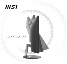 MSI DT MSI PRO MP341CQ Ívelt Monitor 34 QHD, 3440x1440, 100Hz VA 21:9, 3000:1 CR, 300cd/m2, 4 ms, HDMI, DP, Fekete Iroda és számítástechnika - Monitor - Monitor - 485636