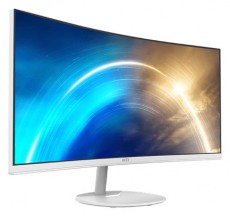 MSI DT MSI PRO MP341CQW Ívelt Monitor 34 QHD, 3440x1440, 100Hz VA 21:9, 3000:1 CR, 300cd/m2, 4 ms, HDMI, DP, Fehér	 Iroda és számítástechnika - Monitor - Monitor - 485715