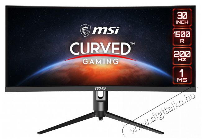 MSI Optix MAG301CR2 Monitor  Iroda &eacute;s sz&aacute;m&iacute;t&aacute;stechnika - Monitor - 21:9 Ultrawide monitor - 373324