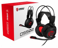 MSI DS502 gamer headset Audio-Video / Hifi / Multimédia - Fül és Fejhallgatók - Fejhallgató mikrofonnal / headset - 410945